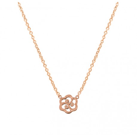 Collar Plata Flor