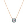 Collar Plata Ojo Turco