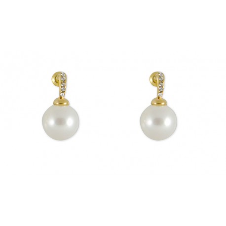 Pendiente Perla + Simil