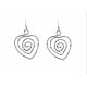 Pendientes Corazón Espiral