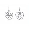 Pendientes Corazón Espiral