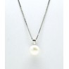 Cadena Plata + Colgante Plata Y Perla