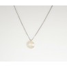 Cadena Plata + Colgante Swarovski Beige