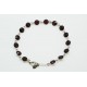 Pulsera Plata Con Swarovski Amatista