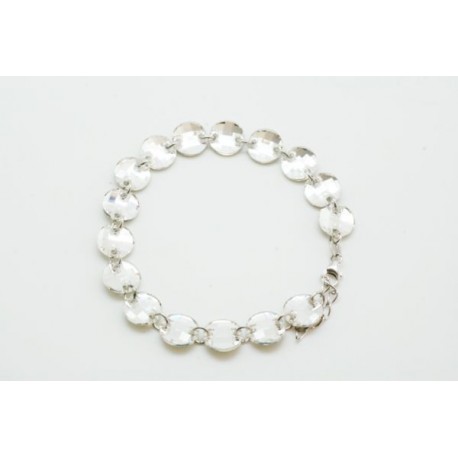 Pulsera Plata + Swarovski Cristal
