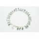 Pulsera Plata + Swarovski Cristal