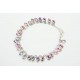 Pulsera Plata + Swarovski Cristal Violeta