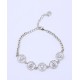 Pulsera Rodio + Swarovski Cristal