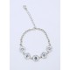 Pulsera Rodio + Swarovski Cristal Montana