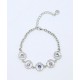 Pulsera Rodio + Swarovski Cristal Amatista