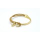 Pulsera Trenzada Color Gold + Motivo Swarovski