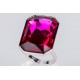 Anillo  Swarovski Fucsia