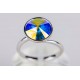 Anillo Swarovski aurora boreal