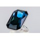 Anillo Rodio + Swarovski Montana