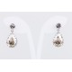 Pendiente Swarovski Cristal Silver Shadow