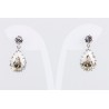 Pendiente Swarovski Cristal Silver Shadow