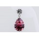 Pendiente Swarovski Cristal Anti Pink