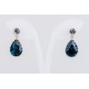 Pendiente Swarovski Cristal Azul