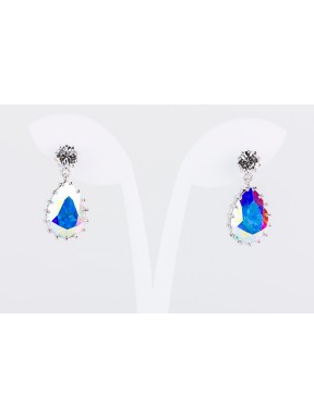 Pendiente Swarovski Cristal Aurora Boreal
