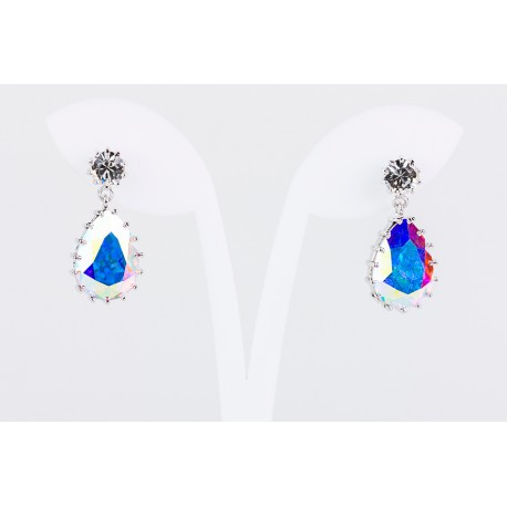 Pendiente Swarovski Cristal Aurora Boreal