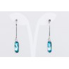 Pendiente Swarovski Cristal Turquesa