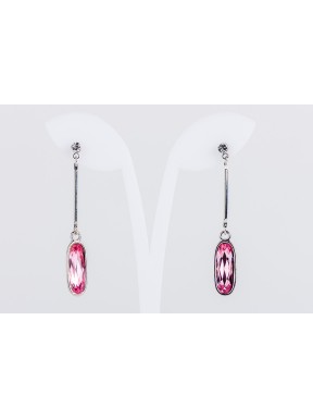 Pendiente Swarovski Cristal Rosa