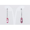 Pendiente Swarovski Cristal Rosa