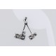 Pendiente Swarovski Cristal