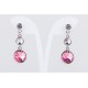 Pendiente Swarovski Cristal Light Rose