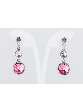 Pendiente Swarovski Cristal Light Rose