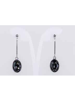 Pendiente Swarovski Cristal Silver Night