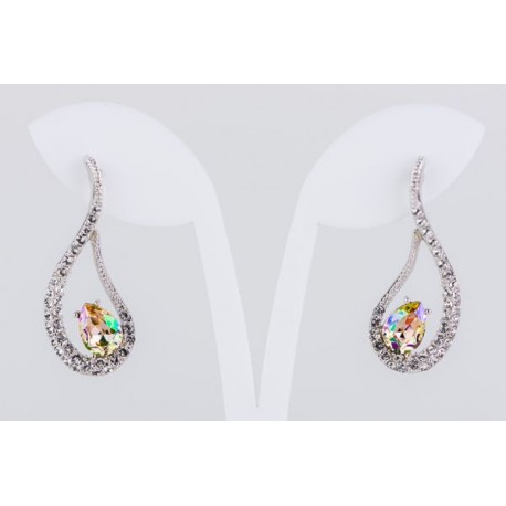 Pendiente Swarovski Cristal Luminus Green