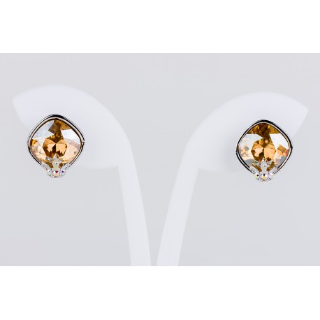 Pendiente Swarovski Cristal G/Shadow