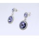 Pendiente Swarovski Cristal Lila