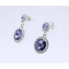 Pendiente Swarovski Cristal Lila