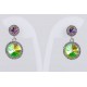Pendiente Swarovski Cristal Luminus Green