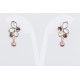 Pendiente Swarovski Cristal Vintage Rose