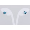 Pendiente Swarovski Cristal Celeste