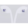 Pendiente Swarovski Cristal Lavanda