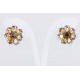 Pendiente Flor + Swarovski Cristal G/Shadow