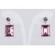 Pendiente Swarovski Cristal Light Amatist
