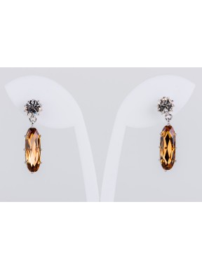 Pendiente Swarovski Cristal G/Shadow