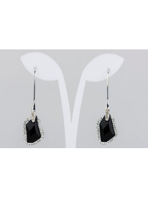 Pendiente Swarovski Cristal Onix