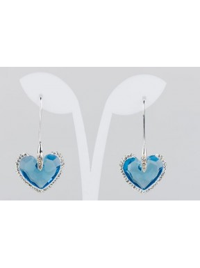 Pendiente Swarovski Cristal Aquamarina