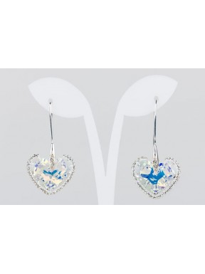 Pendiente Swarovski Cristal Aurora Boreal