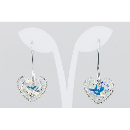 Pendiente Swarovski Cristal Aurora Boreal