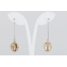 Pendiente Swarovski Cristal Light Topaz