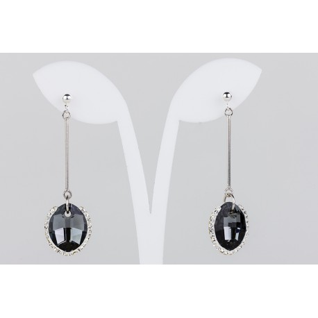 Pendiente Swarovski Cristal Black Diamond