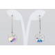 Pendiente Swarovski Cristal Aurora Boreal
