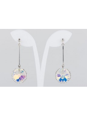 Pendiente Swarovski Cristal Aurora Boreal